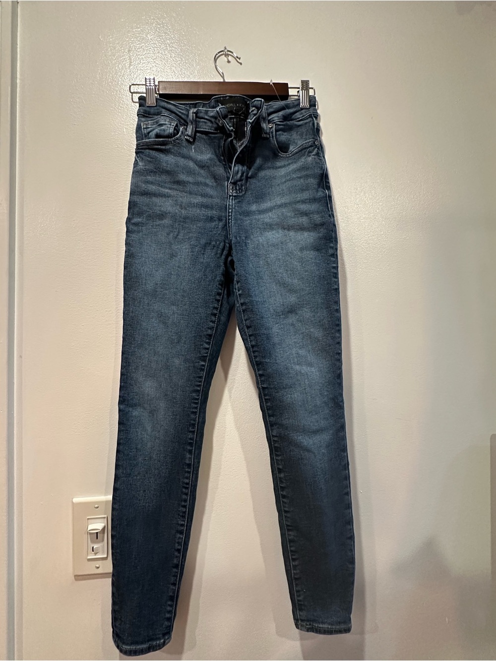 Kendall & Kylie High-Rise Dark Wash Jeans